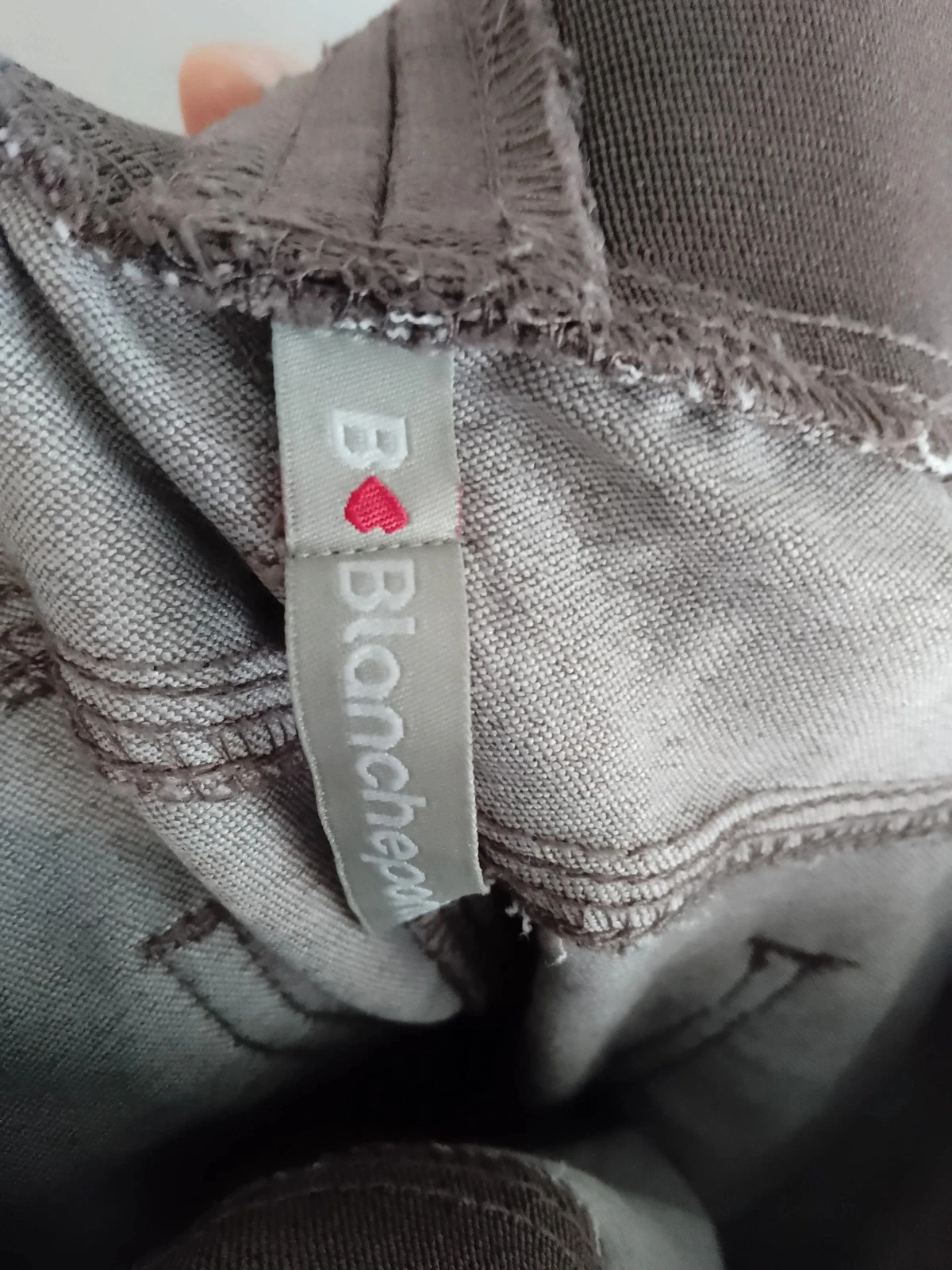 Chocolate color 42 elasticated jeans – photo 5